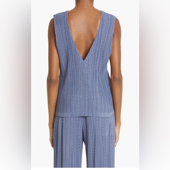 Issey Miyake Blue Tank Top - Picture 2 of 7